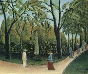 Henri Rousseau The Chopin Memorial in the Luxembourg Garden oil painting reproduction
